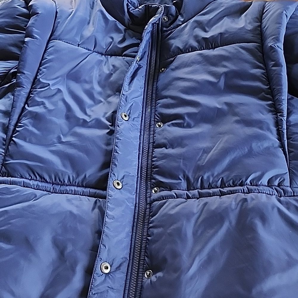 Maeve By Anthropologie Snap Sleeve Puffer Jacket Size Large New - Picture 7 of 12